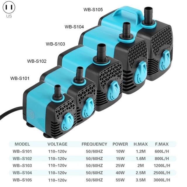 Aquarium water pump model wb-s1 (2)